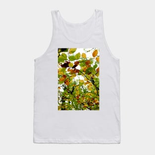 Colourful Autumn Leaves Tank Top